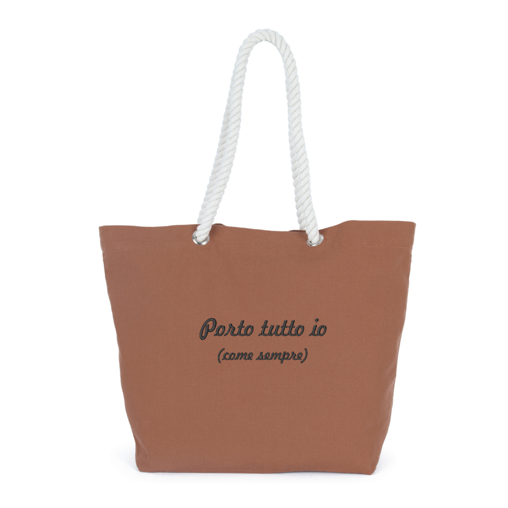 Borsa Ricamata "porto tutto io"