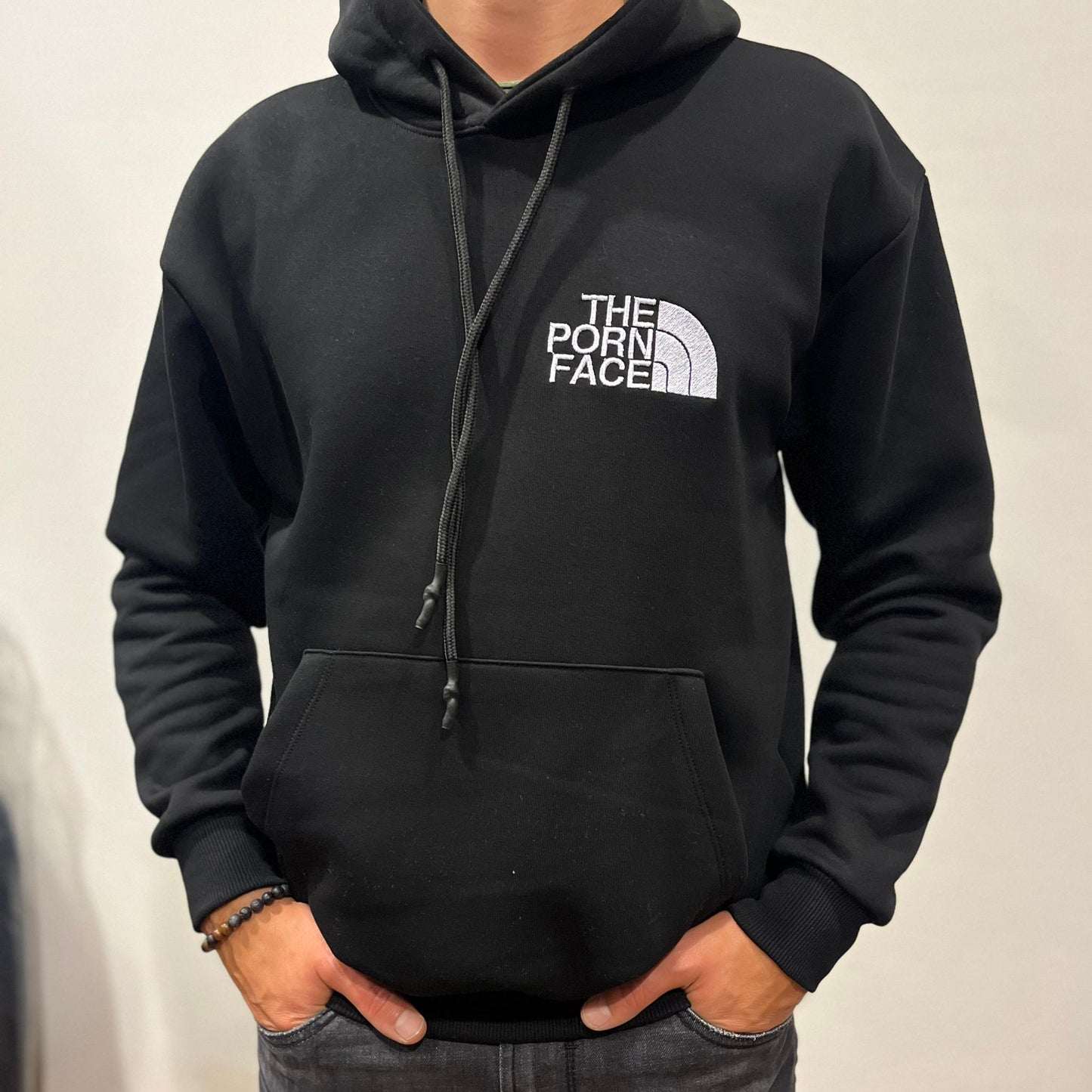 Felpa con cappuccio "The porn Face"