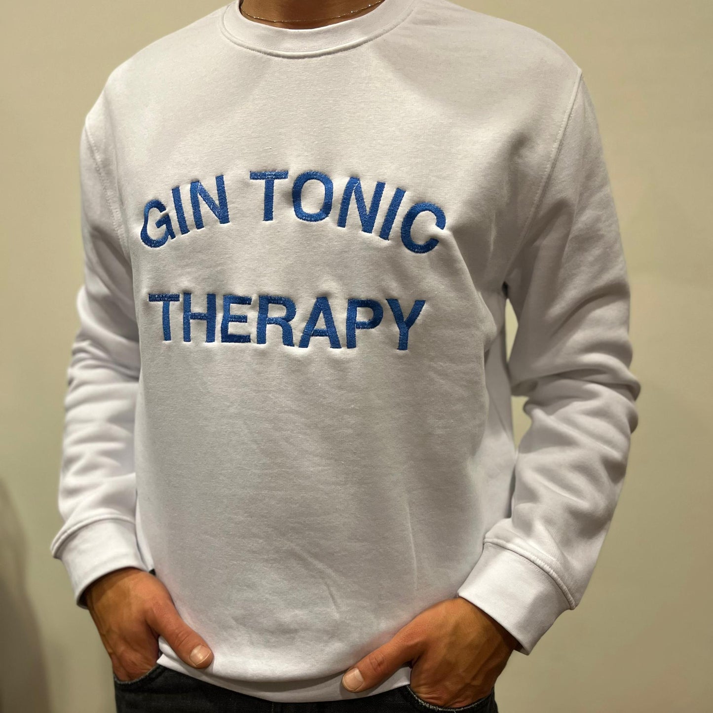 Felpa girocollo GIN TONIC THERAPY