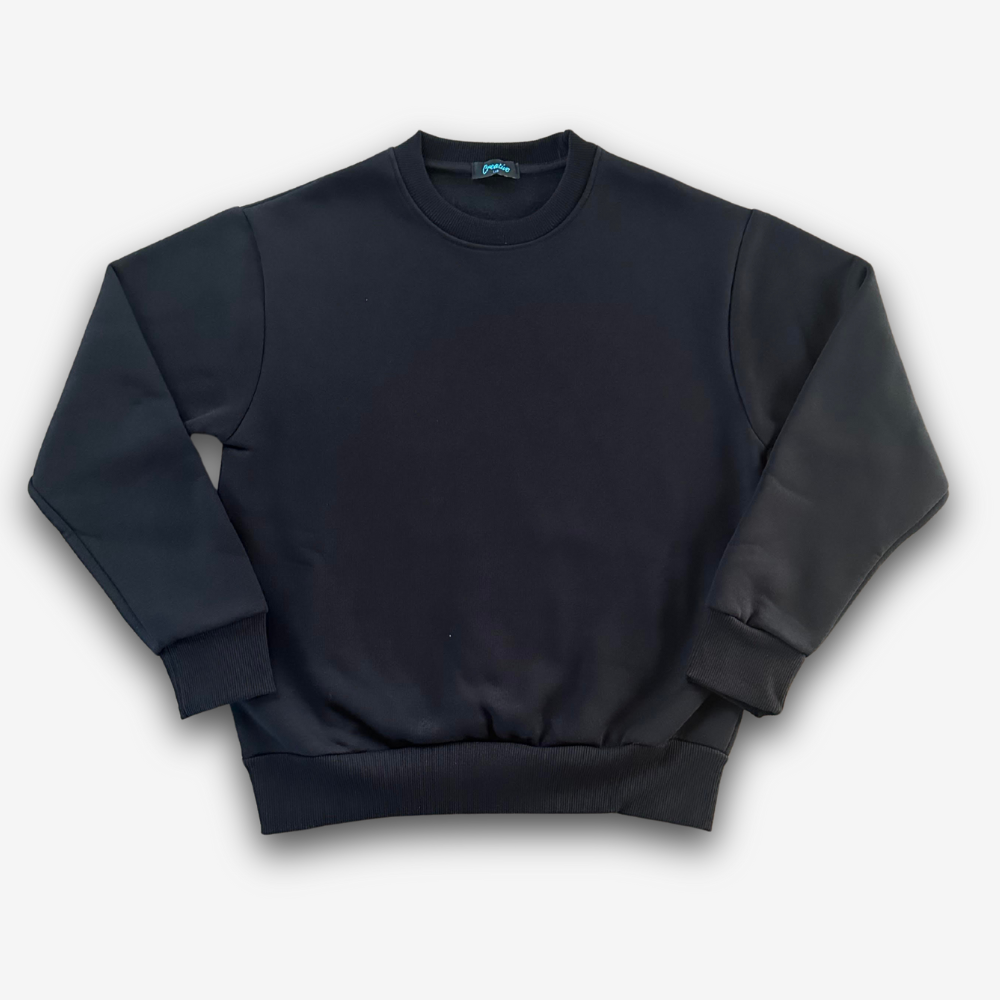 Felpa Donna Girocollo "anche a te e famiglia" – Ricamo lato cuore