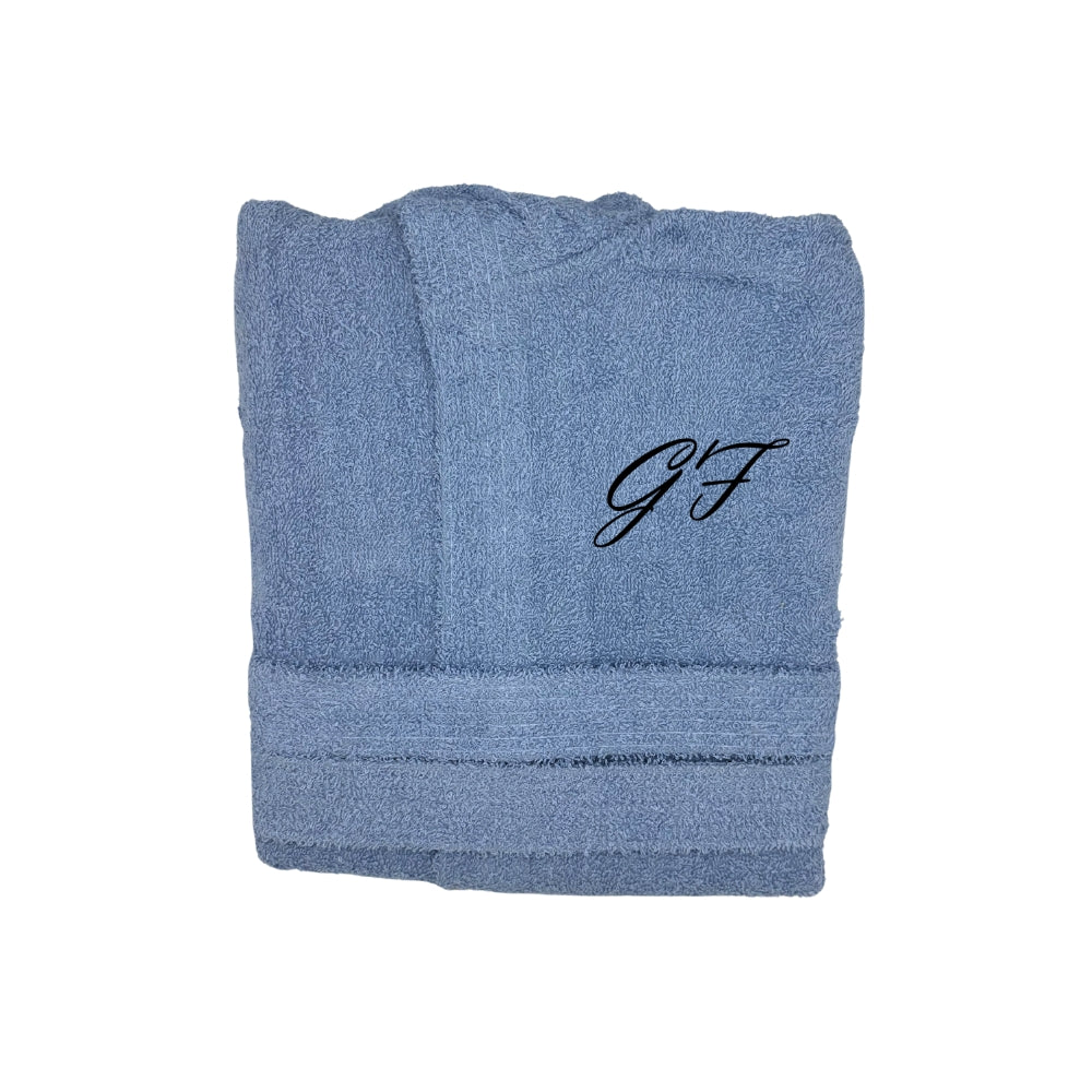 Accappatoio Personalizzato con Iniziali – Ricamo lato cuore