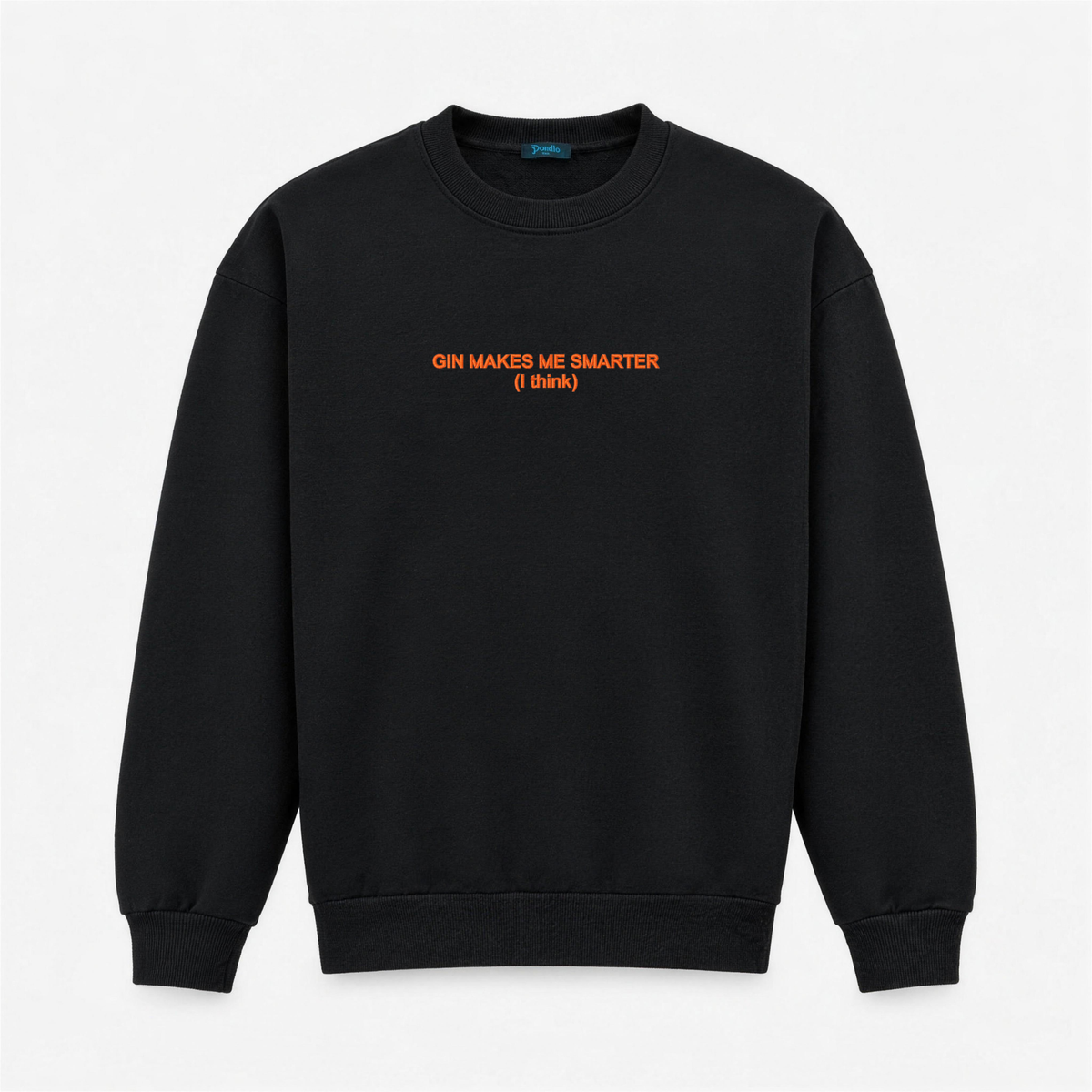 Men's Crewneck Sweatshirt "Gin Makes Me Smarter (I Think)" – Central Embroidery
