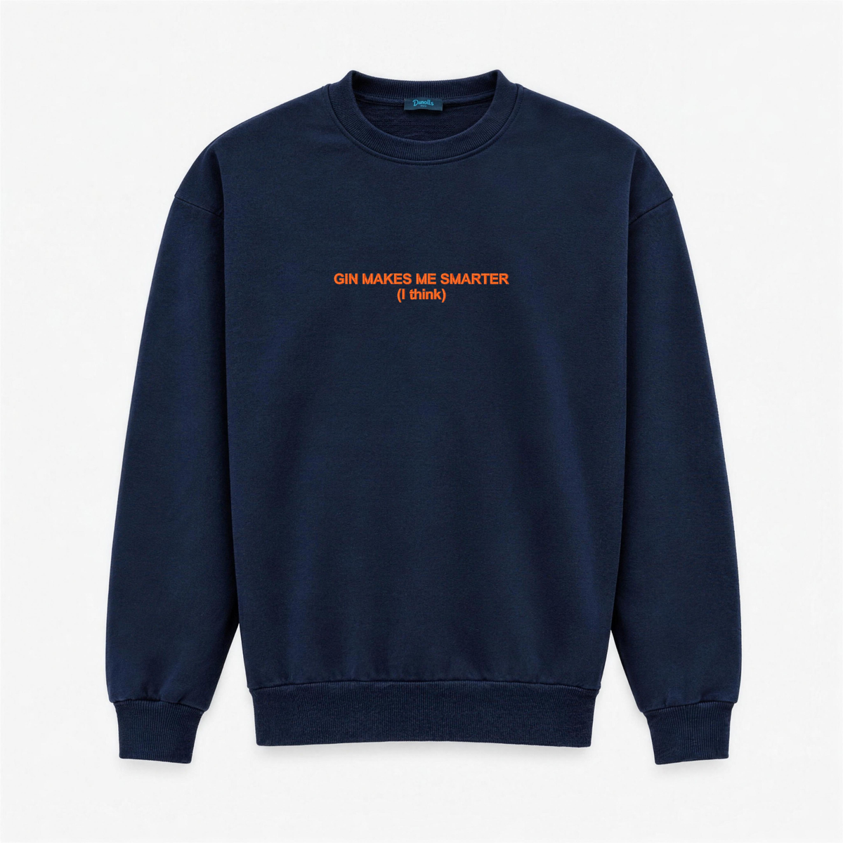 Men's Crewneck Sweatshirt "Gin Makes Me Smarter (I Think)" – Central Embroidery
