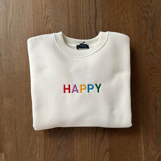 Felpa donna happy