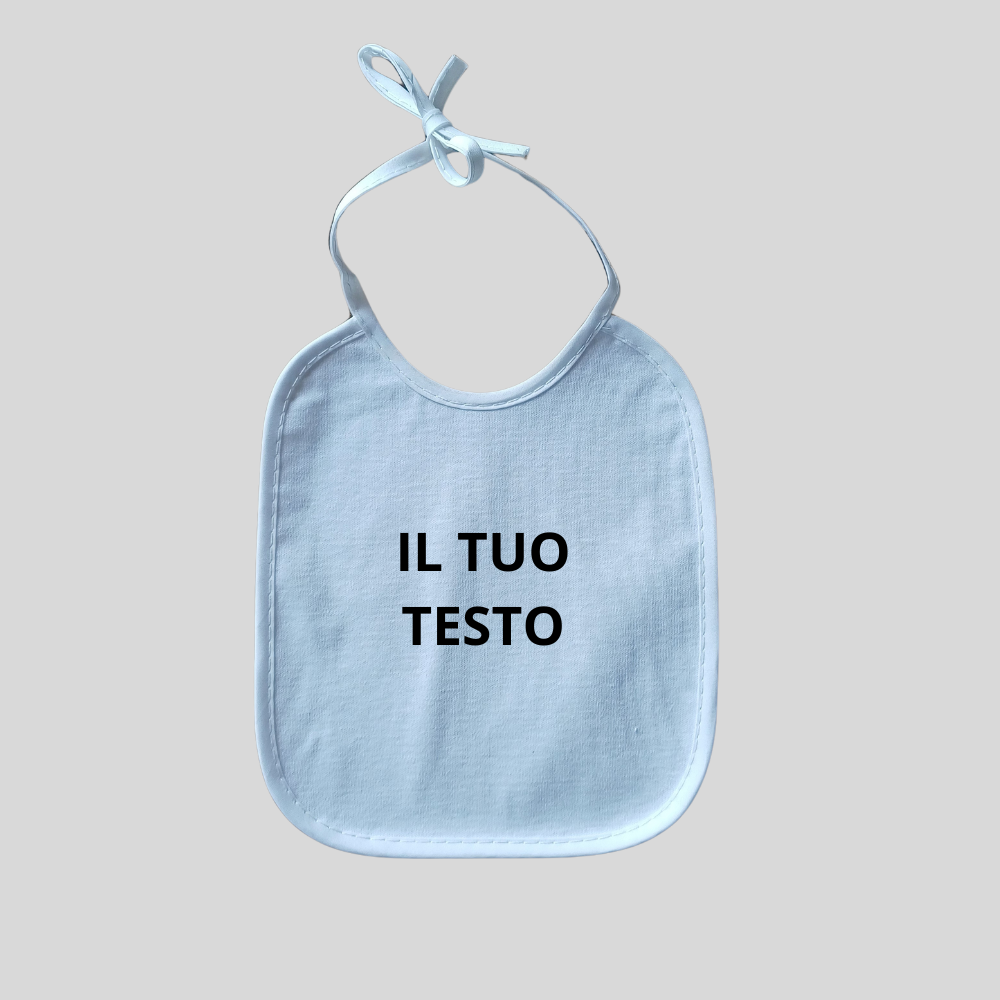 Bavaglino personalizzabile – Ricamato su misura per il tuo piccolo