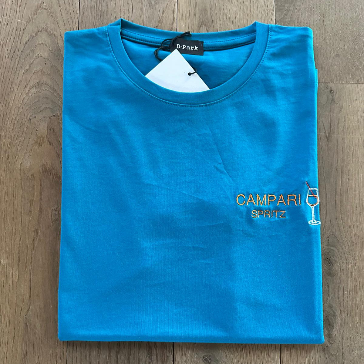 T-shirt Uomo ricamata " Campari Spritz"