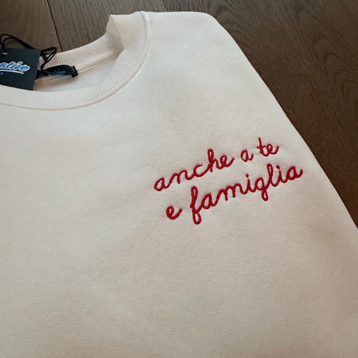 felpa ricamata donna natale