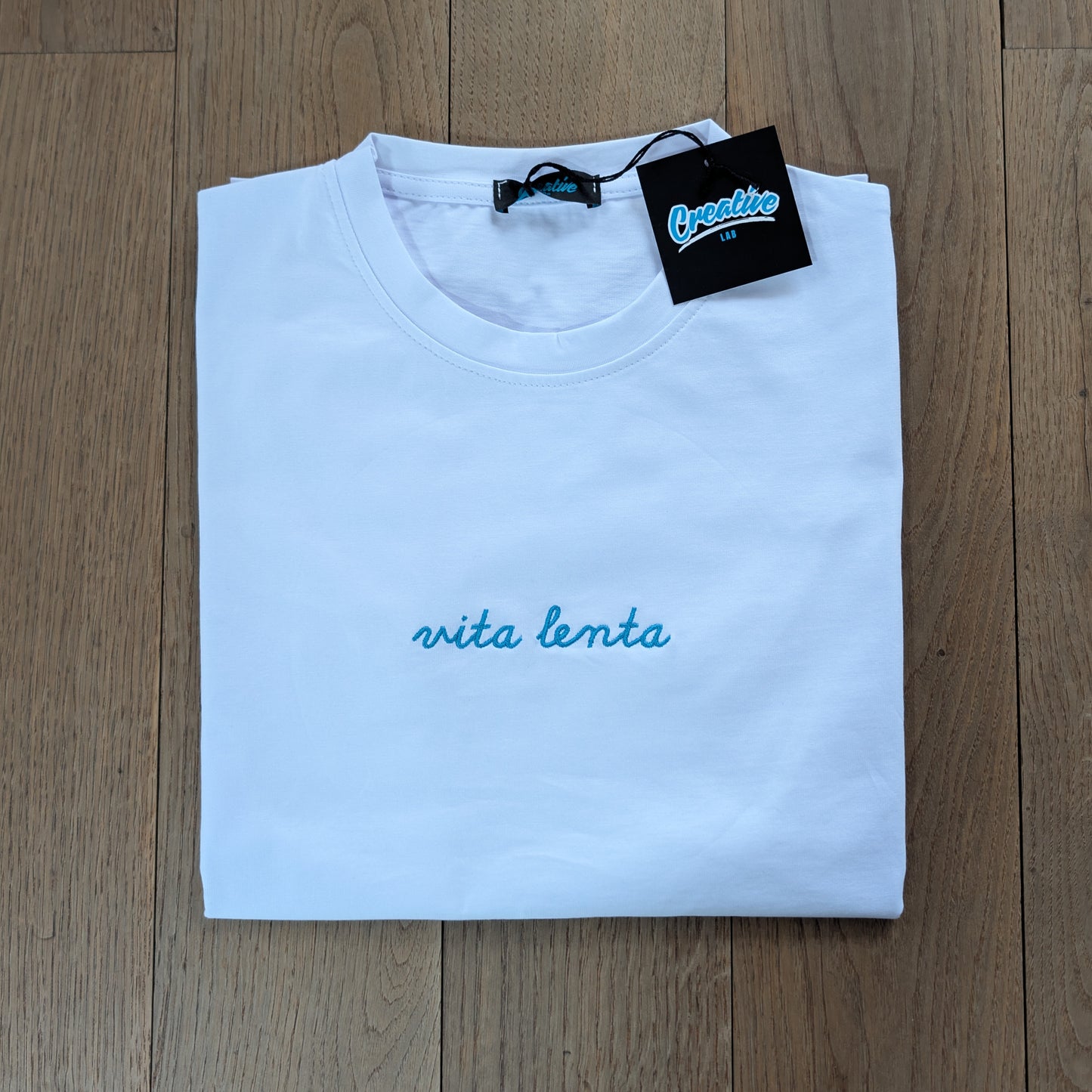 T-shirt Donna Ricamata "Vita Lenta"