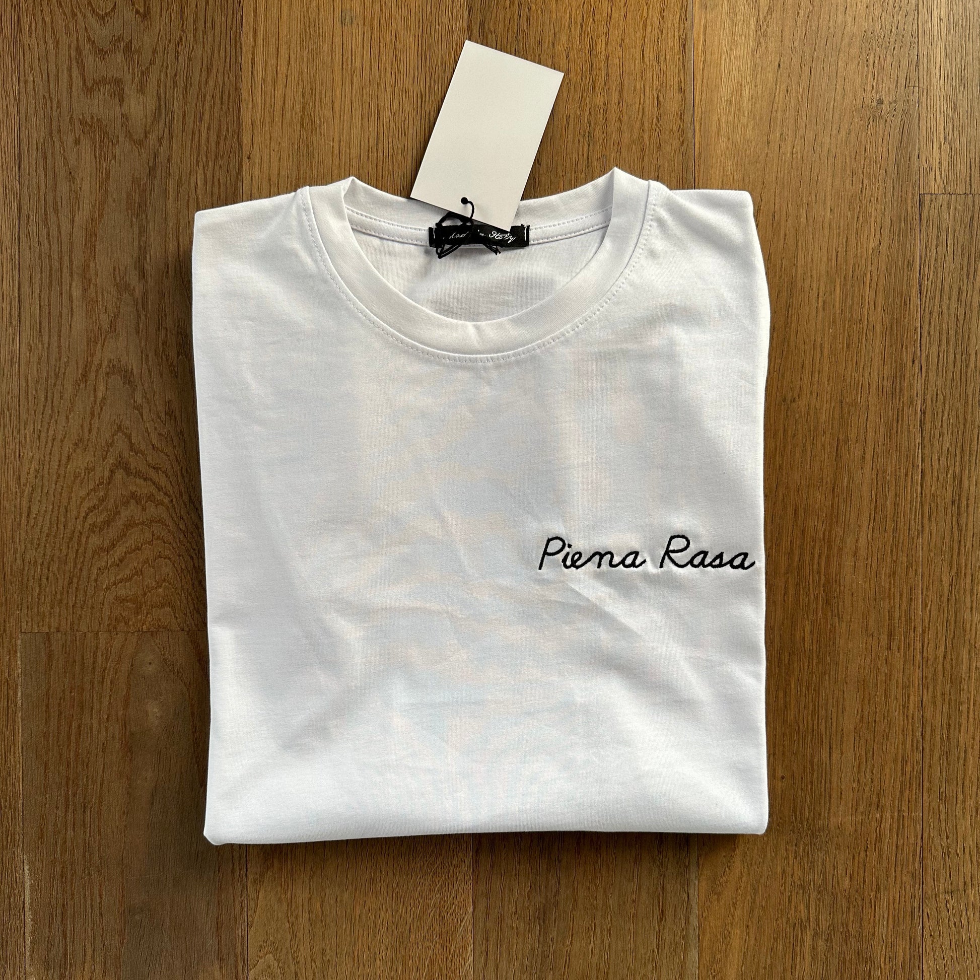 T-shirt donna ricamata piena rasa