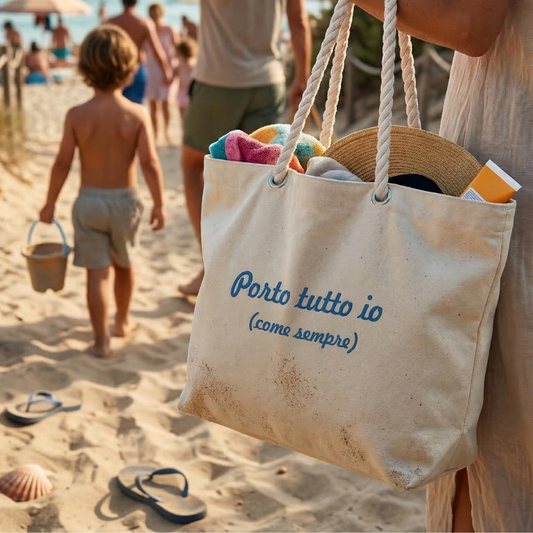 Borsa Ricamata "porto tutto io"
