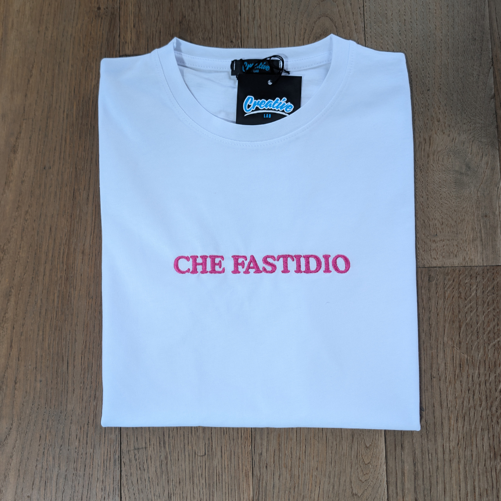 T-shirt Donna "Che Fastidio" – Ricamo Centrale