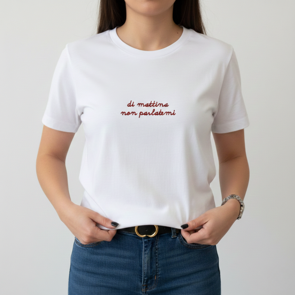 ricamo di mattina non parlatemi