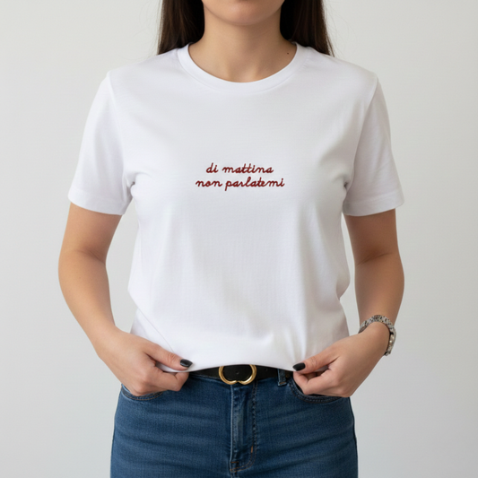 ricamo di mattina non parlatemi