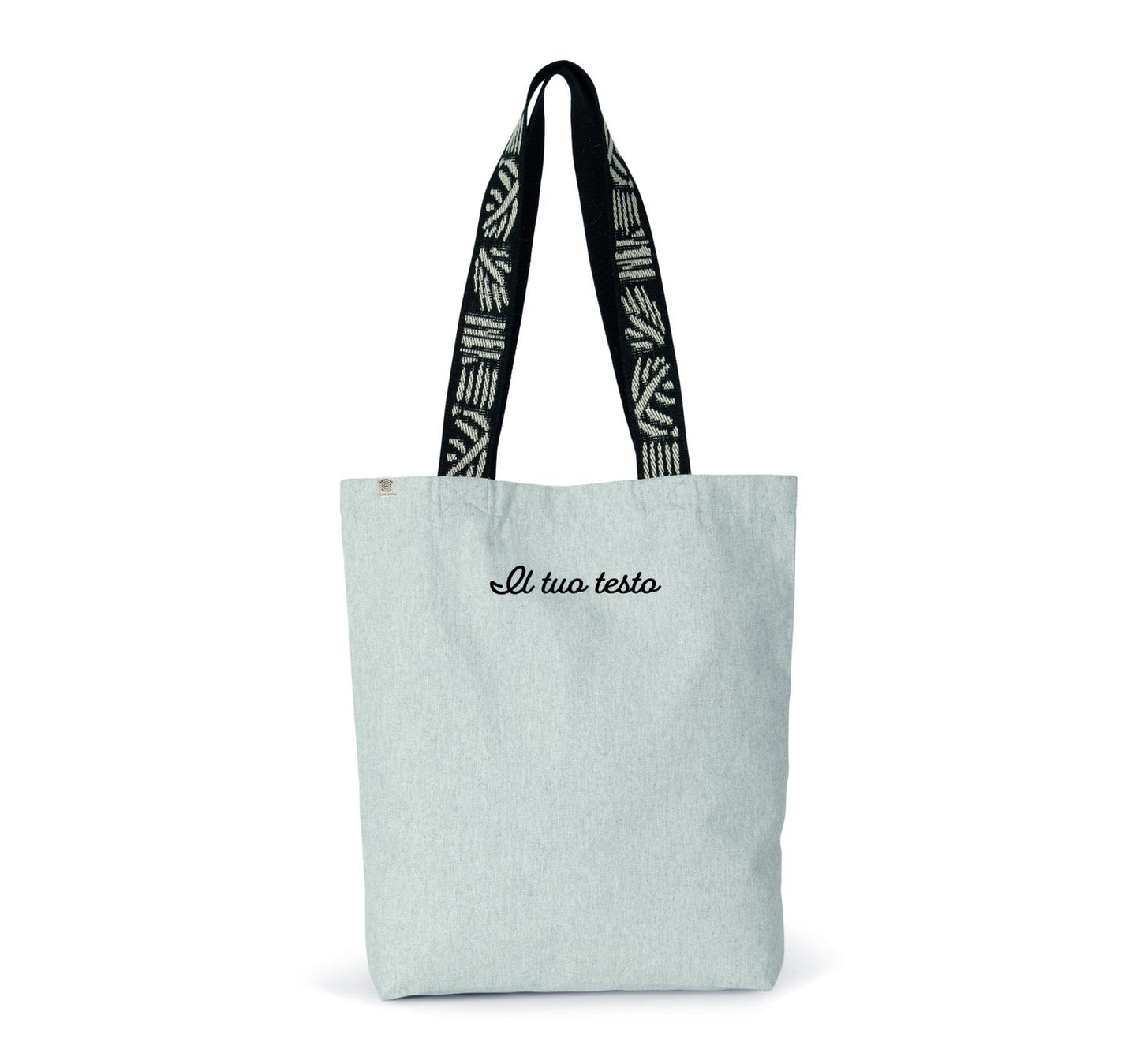 Borsa Shopper con manici Ethnic - Personalizzabile con ricamo