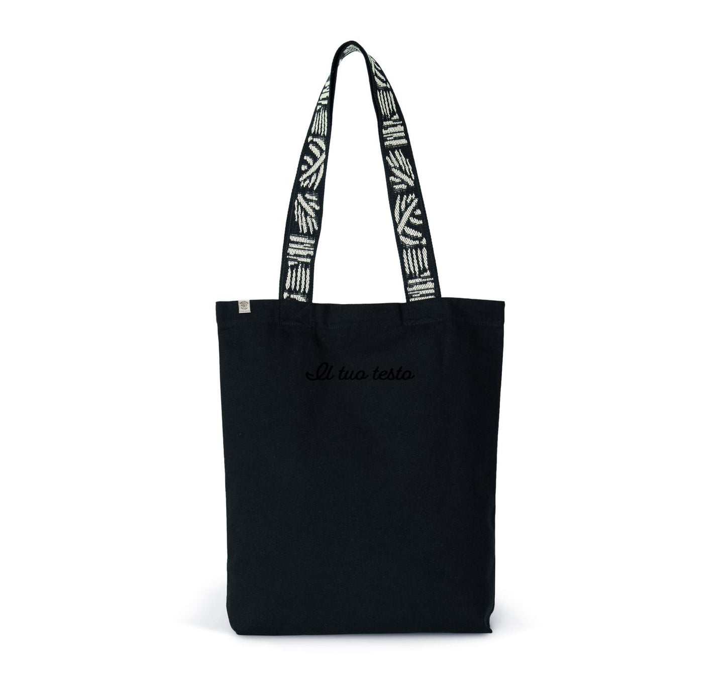 Borsa Shopper con manici Ethnic - Personalizzabile con ricamo
