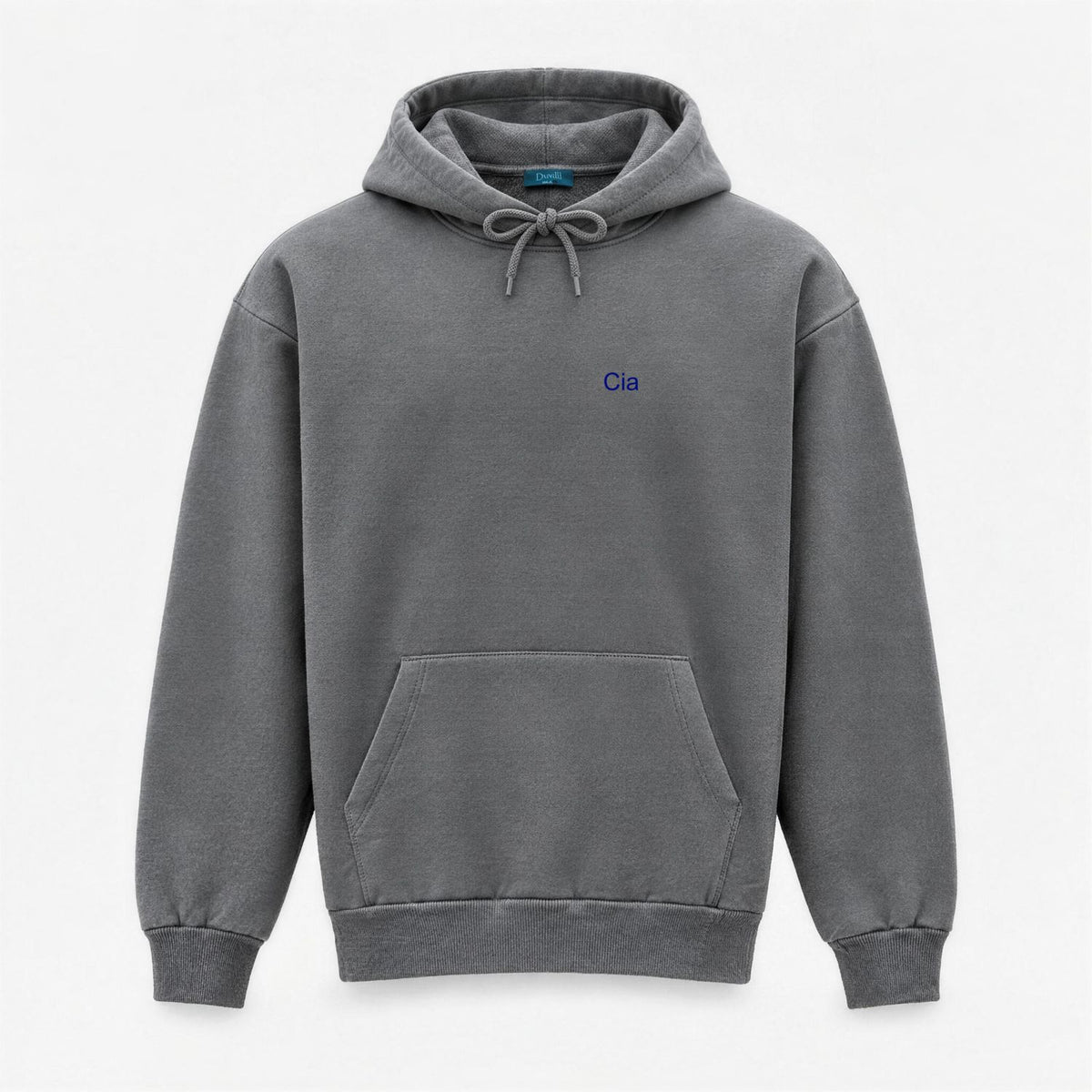 Men's Custom Hoodie – Central or Side Heart Embroidery
