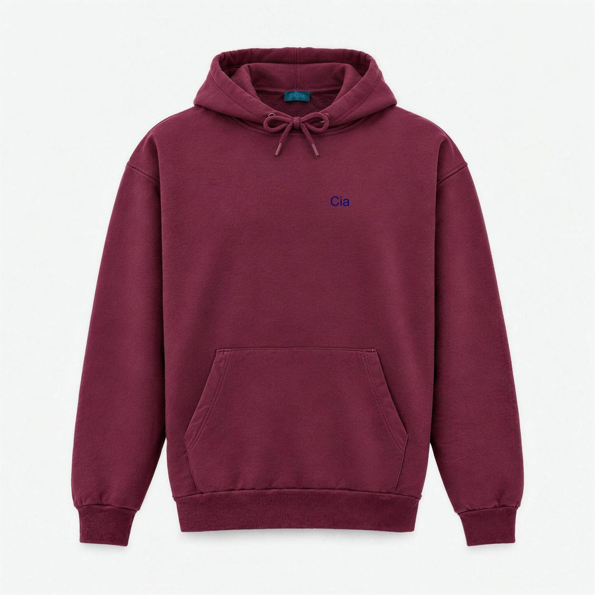 Men's Custom Hoodie – Central or Side Heart Embroidery