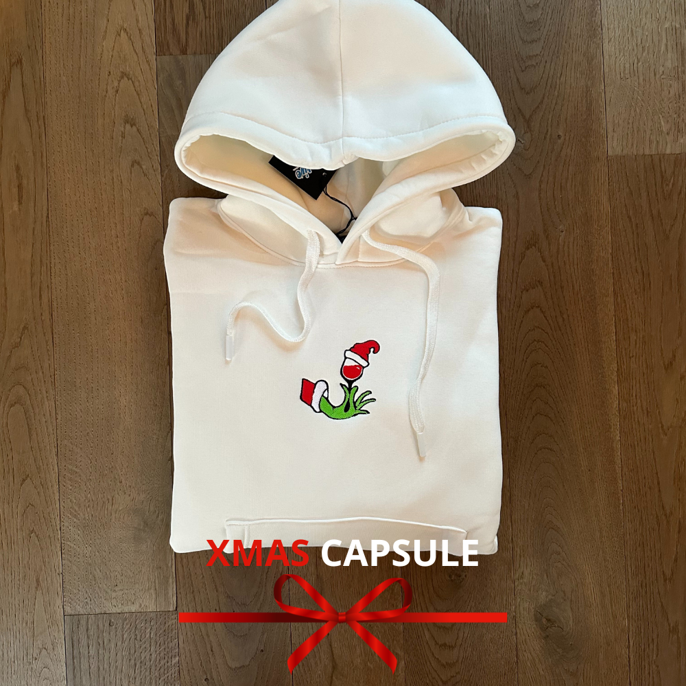 elpa Donna con Cappuccio – Ricamo Grinch Centrale