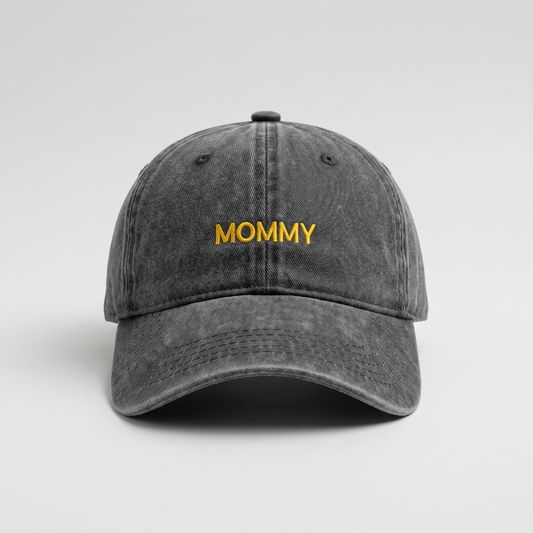 Cappellino Vintage " MOMMY" Ricamato