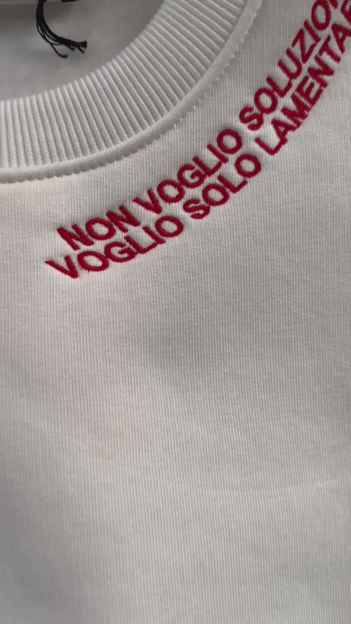 Felpa donna non voglio soluzioni voglio solo lamentarmi