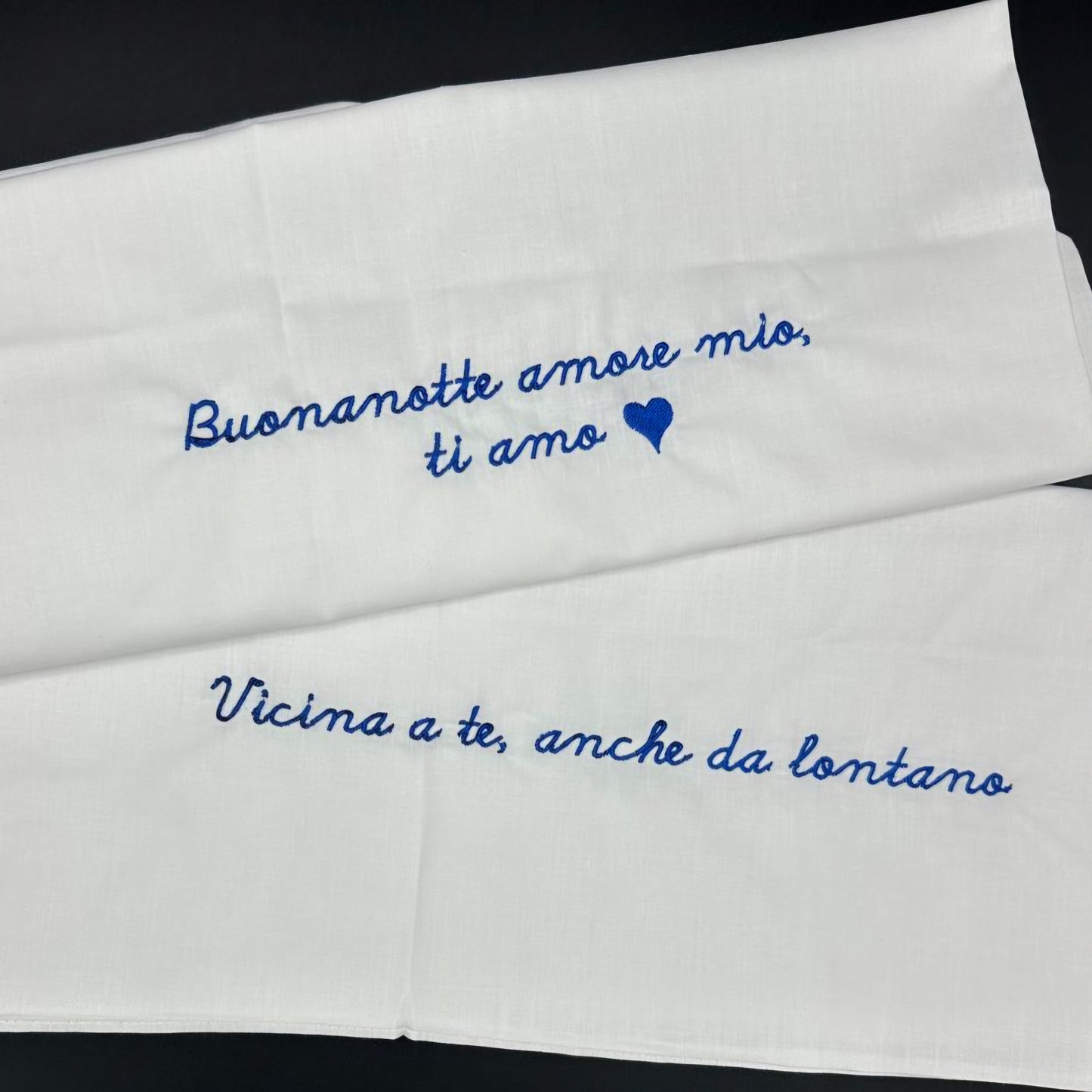 Coppia Federe Ricamate