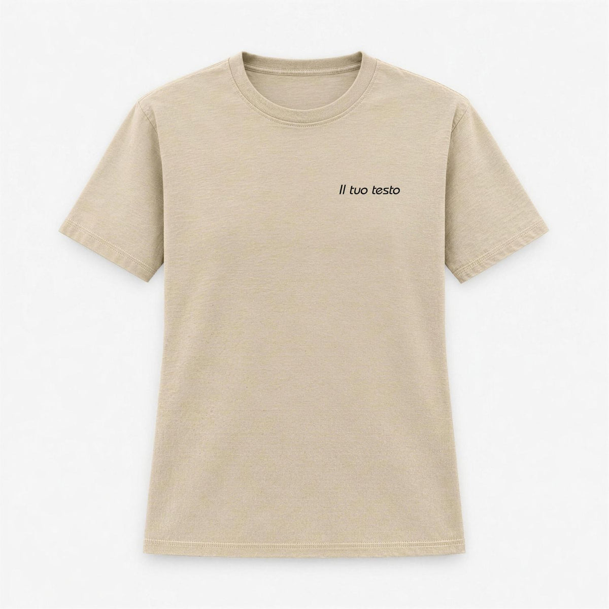 T-shirt Donna Personalizzata con Ricamo Centrale o Lato Cuore
